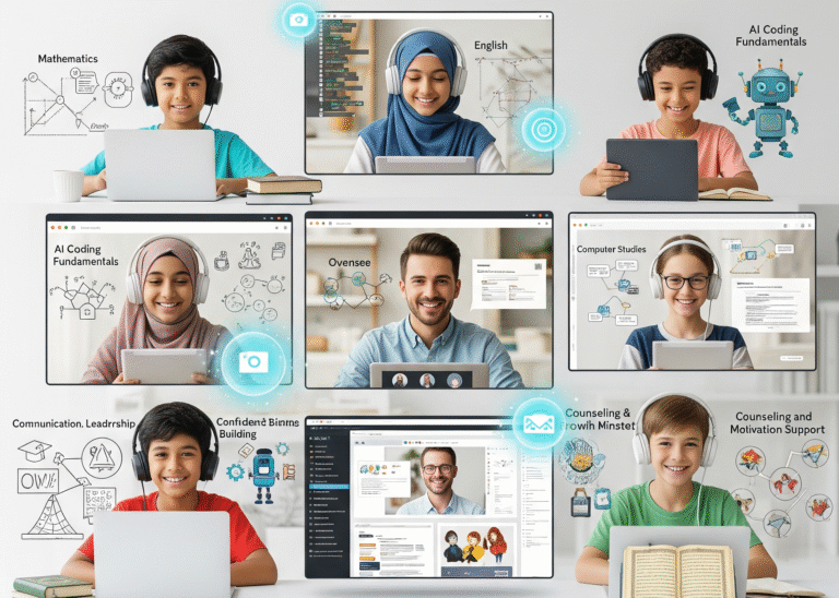 Core academics, modern skills, and guided online learning at Swift Schooling Pakistan