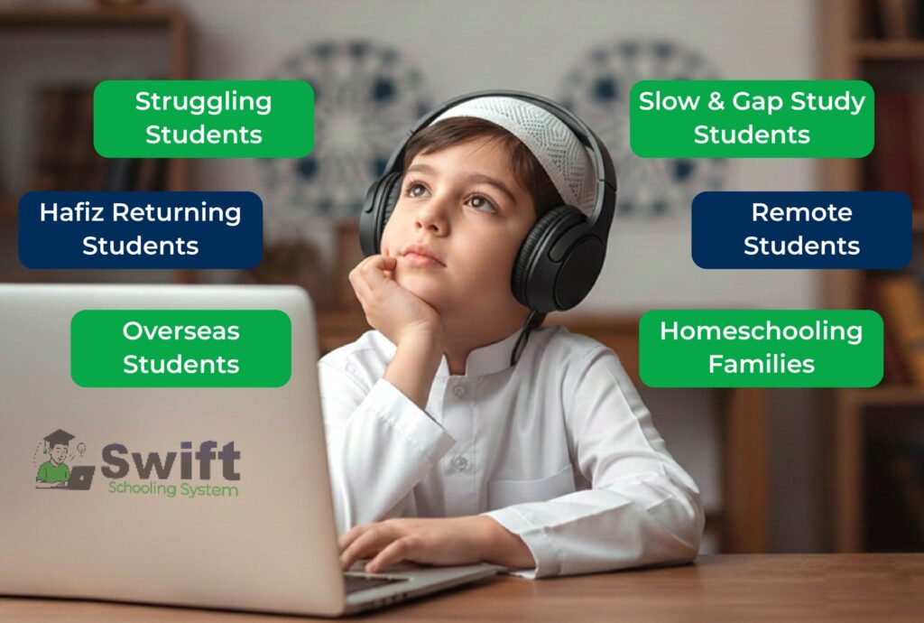 Students of all types enrolling at Swift Schooling online school in Pakistan