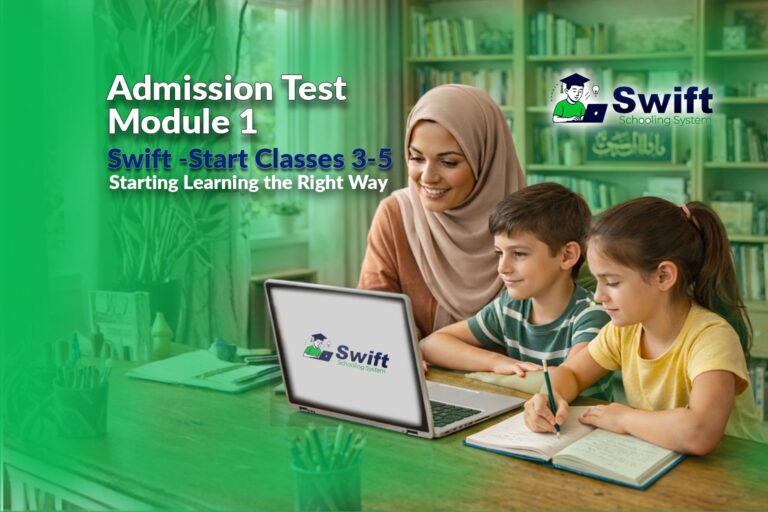 Online admission test for Classes 3-5 foundation level Pakistan
