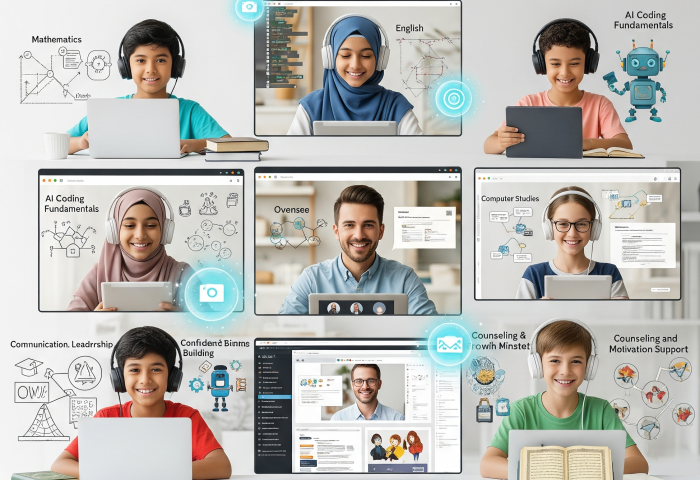 Core academics, modern skills, and guided online learning at Swift Schooling Pakistan